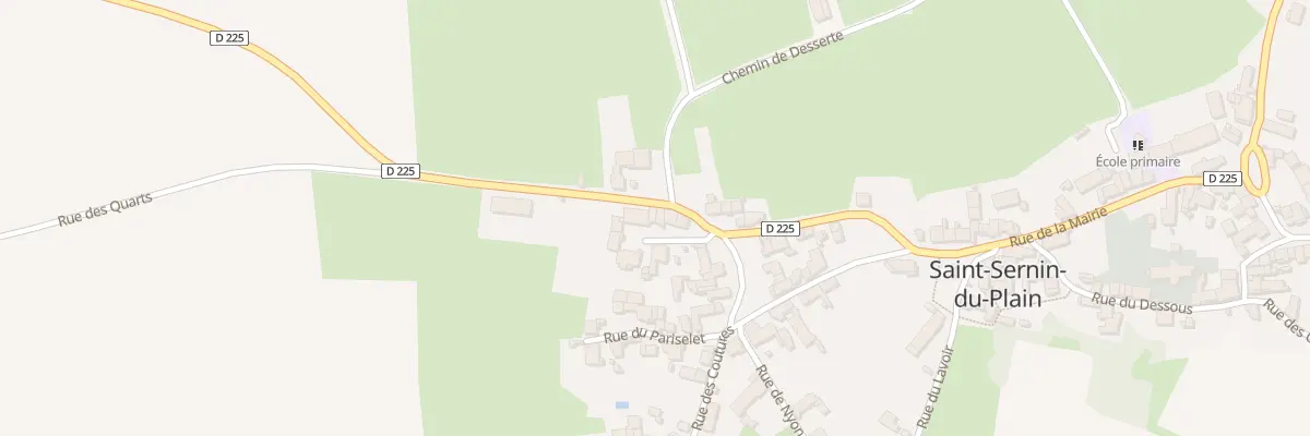 Plan du 4 Pl des Platanes à Saint-Sernin-du-Plain