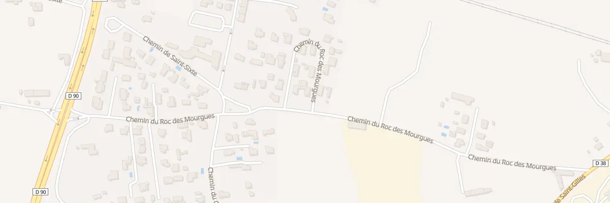 Plan du 484A Che Roc des Mourgues à Beaucaire