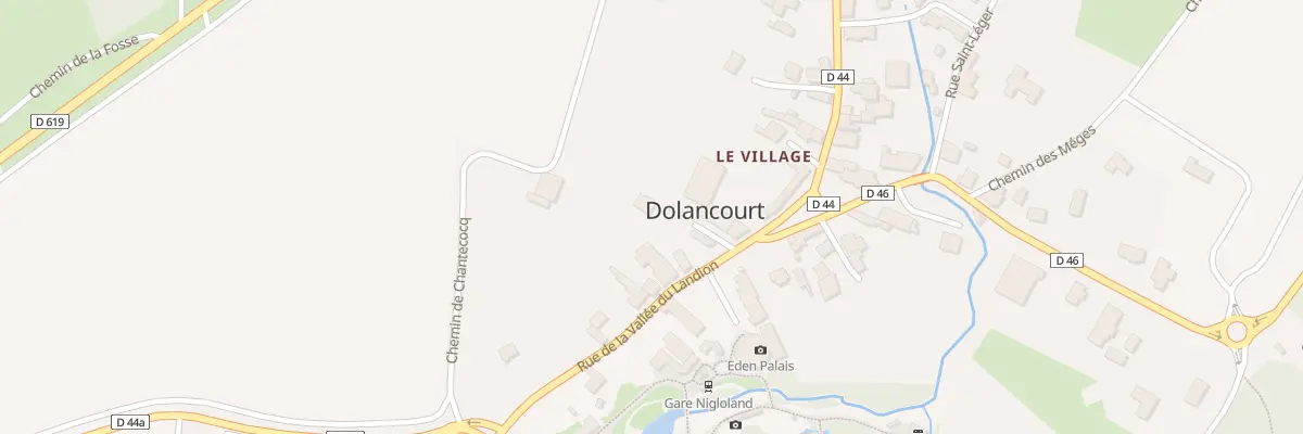 Plan du 26 Rue de la Vallee du Landion à Dolancourt