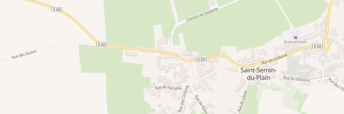 Plan du 2 Pl des Platanes à Saint-Sernin-du-Plain