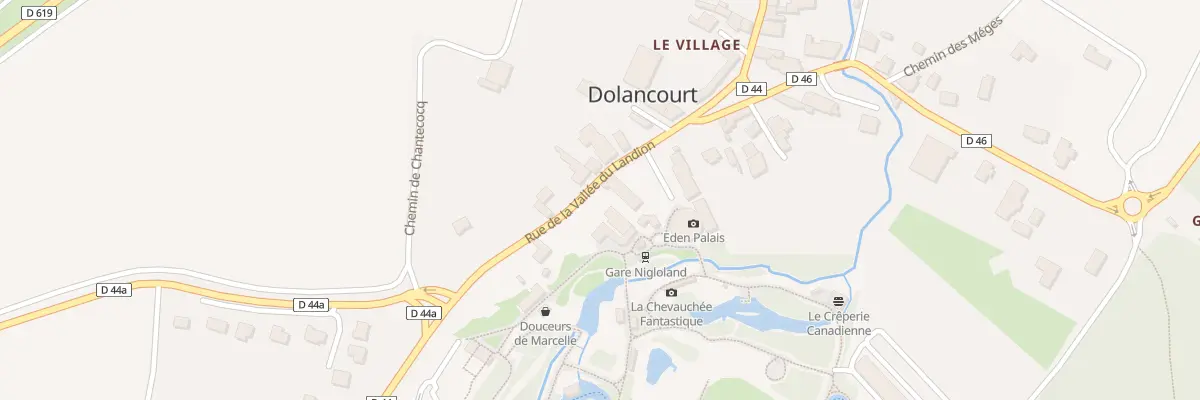 Plan du 29 Rue de la Vallee du Landion à Dolancourt
