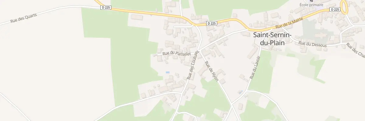 Plan du 1 Rue du Pariselet à Saint-Sernin-du-Plain
