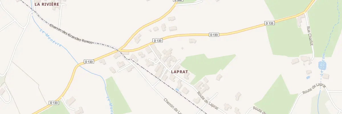 Plan du 71 Rte de la Prat à Saint-Étienne-la-Varenne