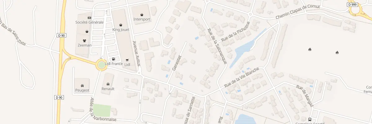Plan du 1395B Che du Clapas de Cornut à Beaucaire