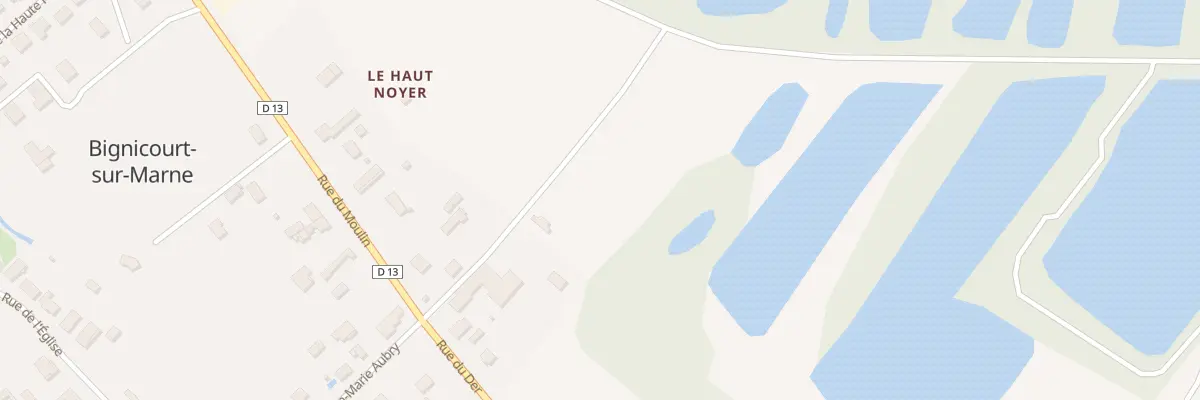 Plan du 5 Rue du Der à Bignicourt-sur-Marne