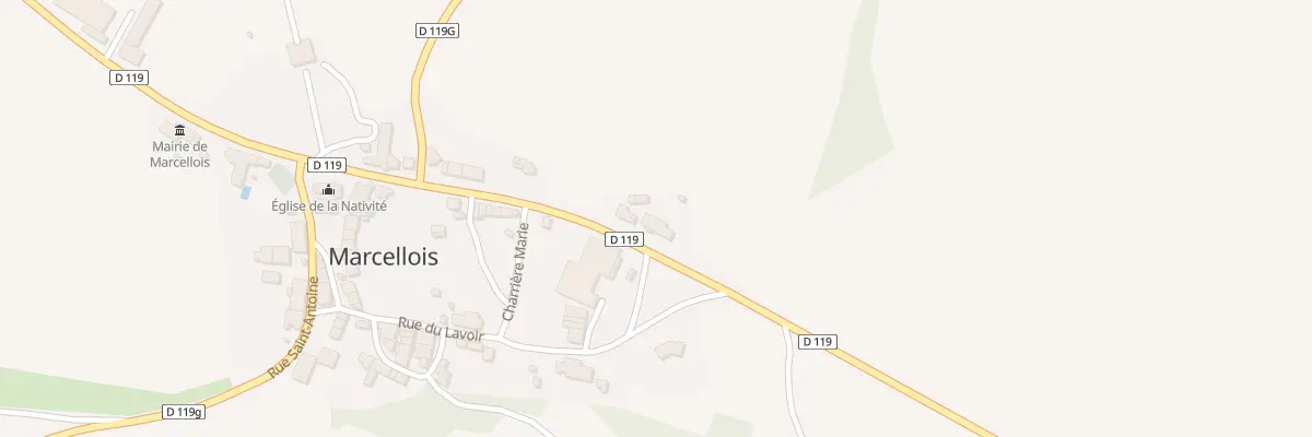 Plan du 9 Rte de Dijon à Marcellois