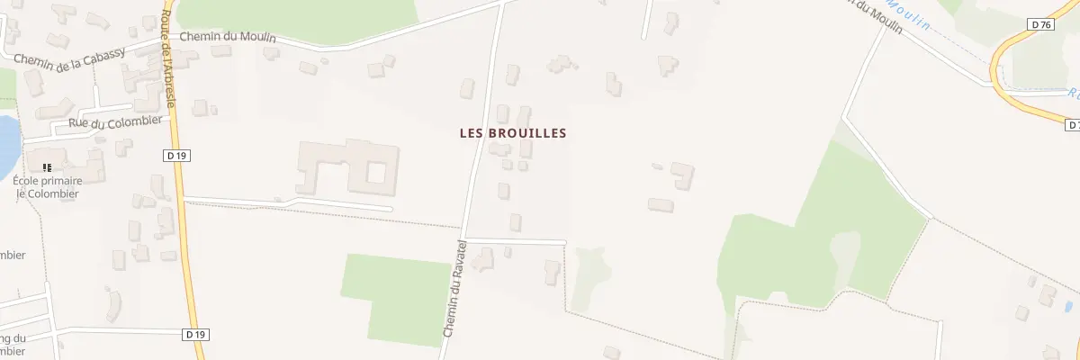 Plan du 77 Che du Ravatel à Saint-Germain-Nuelles
