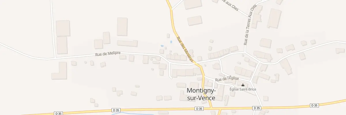 Plan du 12 Rue de Melipre à Montigny-sur-Vence