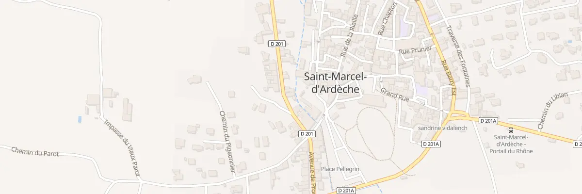 Plan du 80 Rte du Roure à Saint-Marcel-d’Ardèche