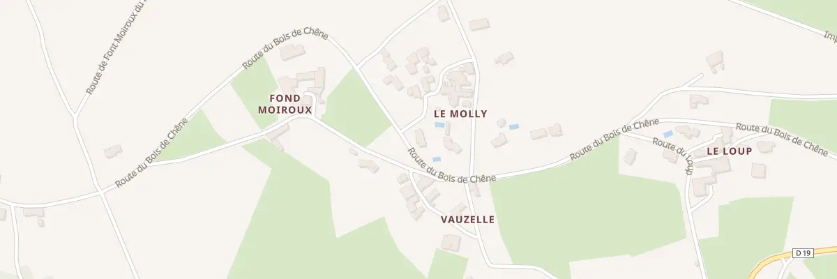 Plan du 8 Mte du Montessuis à Cogny