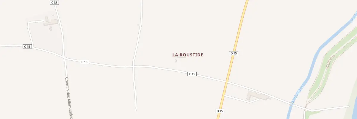 Plan du 130 Che du Mas d’Icard à Beaucaire