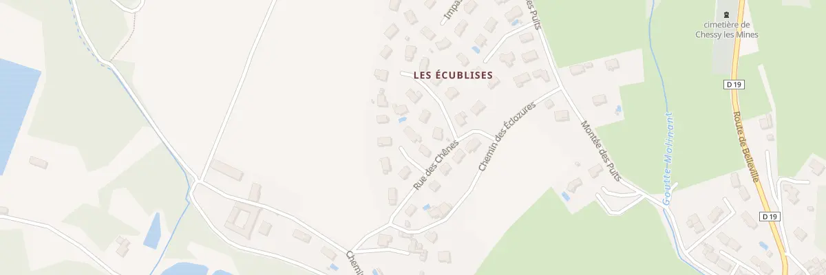 Plan du 5196J Les Ecublises à Chessy