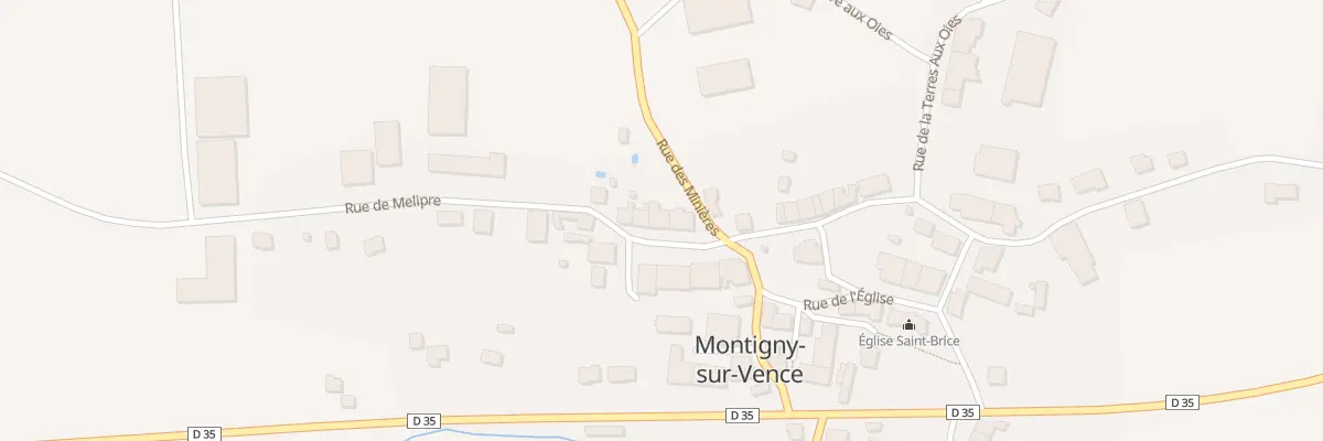 Plan du 10 Rue de Melipre à Montigny-sur-Vence