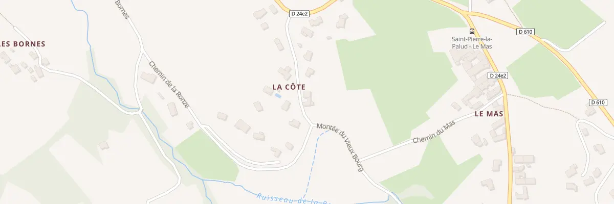Plan du 14 Che de la Ronze à Saint-Pierre-la-Palud