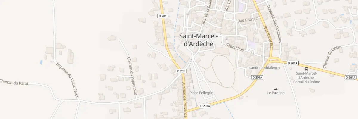Plan du 5349 Rte du Roure à Saint-Marcel-d’Ardèche