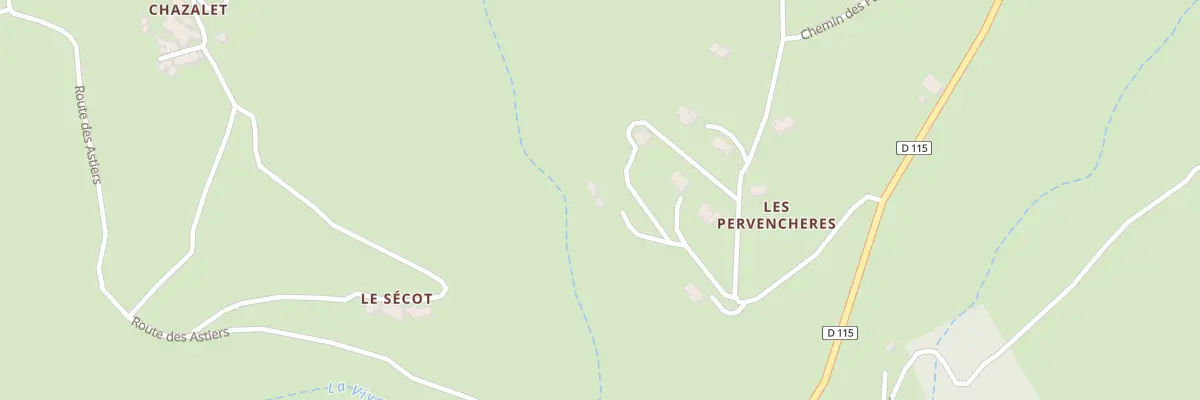 Plan du 75 Che de Rignot à Vaudevant