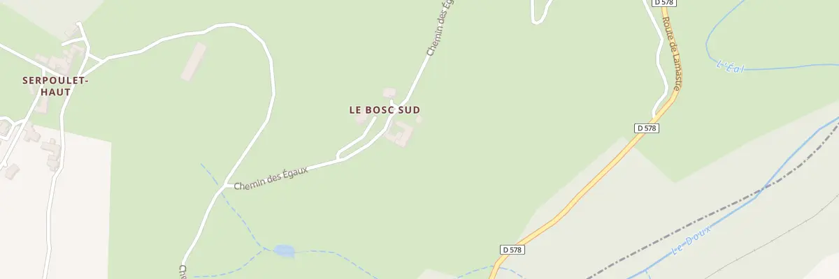 Plan du 185 Che des Egaux à Empurany