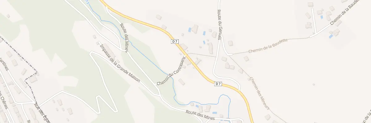 Plan du 2449 Rte de Sain Bel à Sourcieux-les-Mines