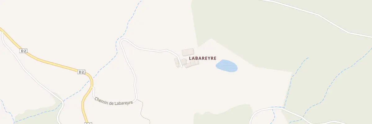 Plan du 460 Che de Labareyre à Vernoux-en-Vivarais