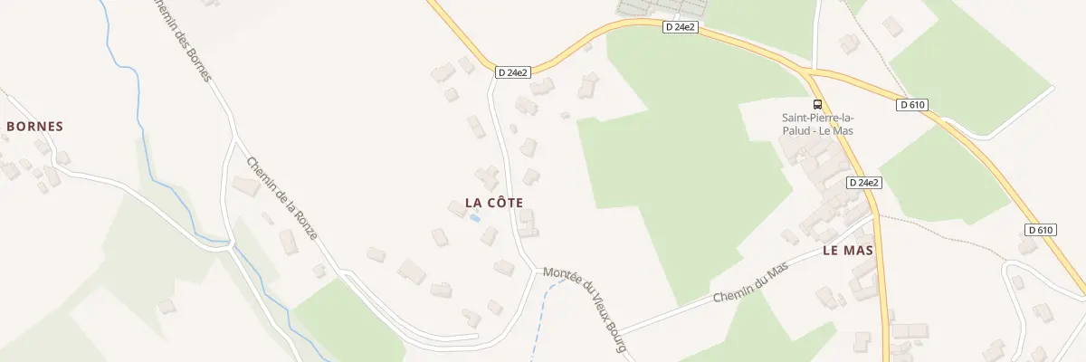 Plan du 16 Che de la Ronze à Saint-Pierre-la-Palud