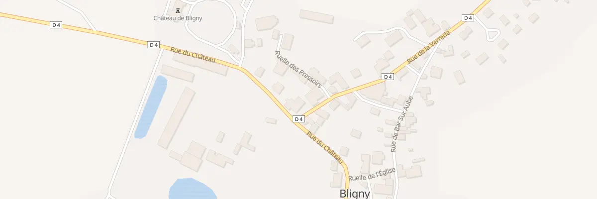 Plan du 55 Rue de la Verrerie à Bligny