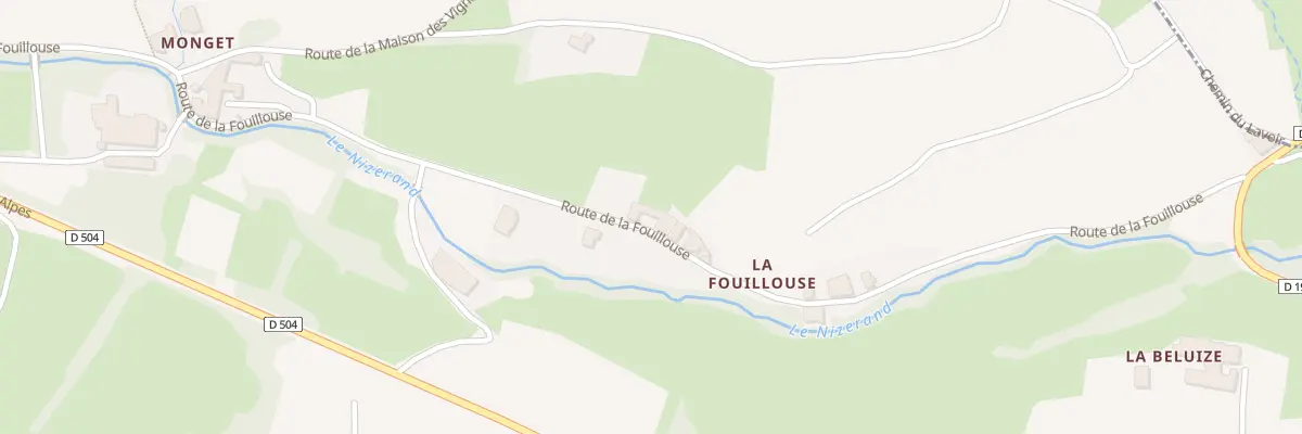 Plan du 5058 La Fouillouse à Rivolet