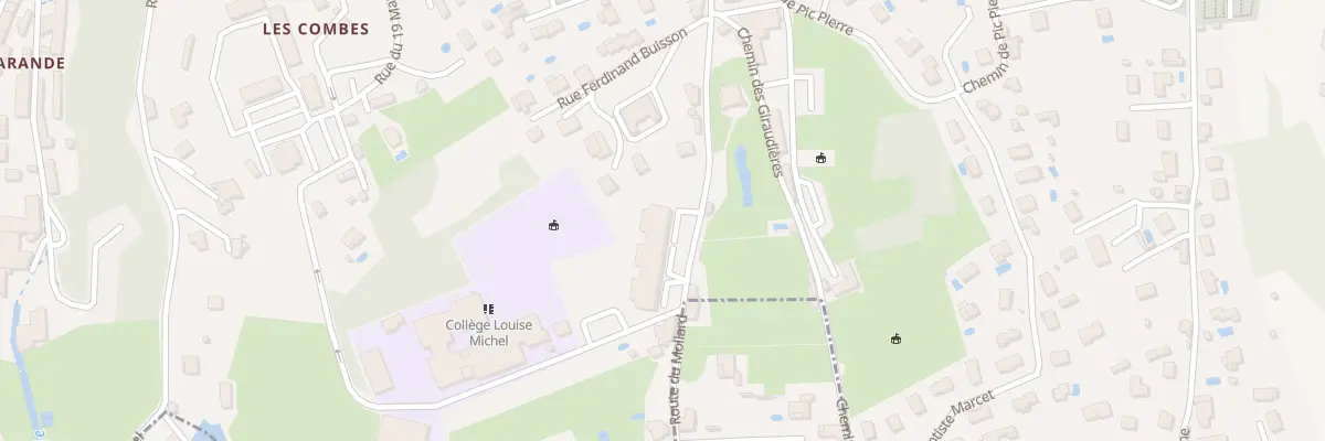 Plan du 9012 Rue Ferdinand Buisson à Rive-de-Gier