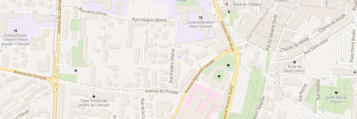 Plan du 8 Rue Frédéric Mistral à Bagnols-sur-Cèze