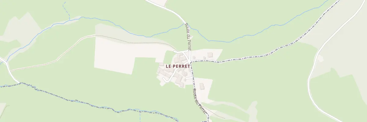 Plan du 6300F Le Perret à Tramayes
