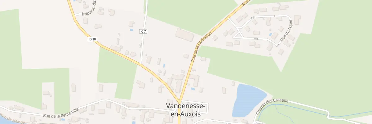 Plan du 11 Rue de la Libération à Vandenesse-en-Auxois