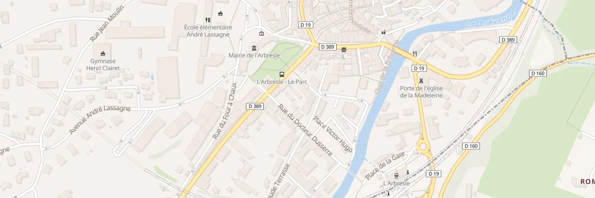 Plan du 13 Rue Gabriel Peri à Lyon 1er Arrondissement