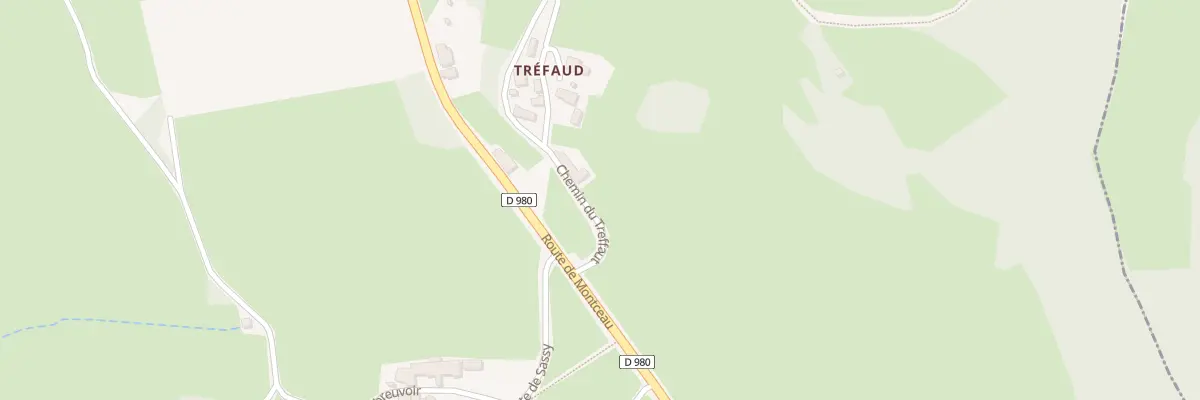 Plan du 5133 Au Trefaud à La Vineuse sur Fregande