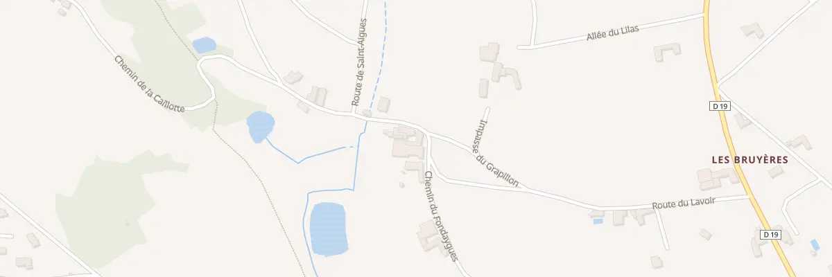 Plan du 5167 Saint Aigues à Bagnols