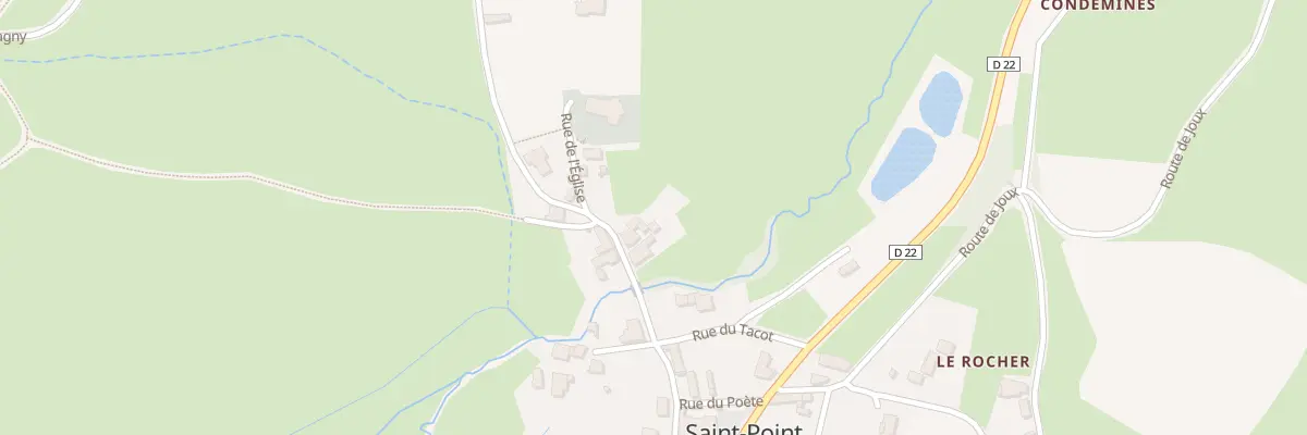 Plan du 5011A A Saint Point à Saint-Point