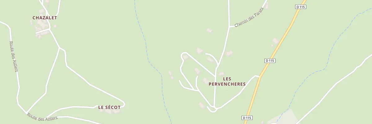 Plan du 80 Che de Rignot à Vaudevant