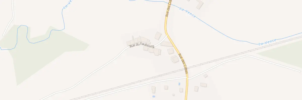 Plan du 15 Rue du Faubourg à Montigny-sur-Vence