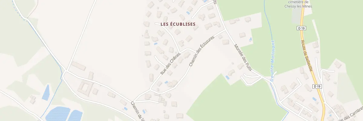 Plan du 5196B Les Ecublises à Chessy