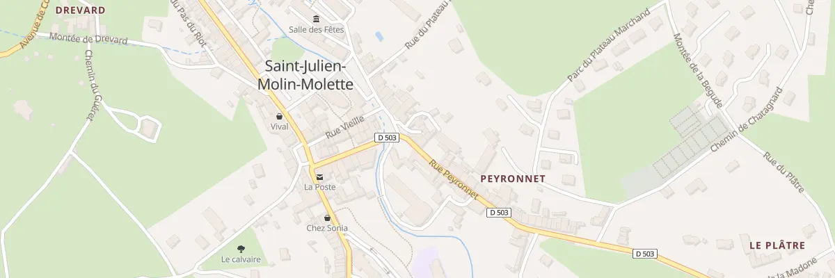 Plan du 2 Imp de Saint Ennemond à Saint-Julien-Molin-Molette