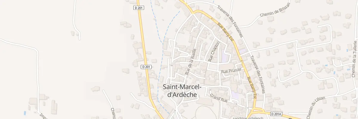 Plan du 6206 Rue Maurin à Saint-Marcel-d’Ardèche