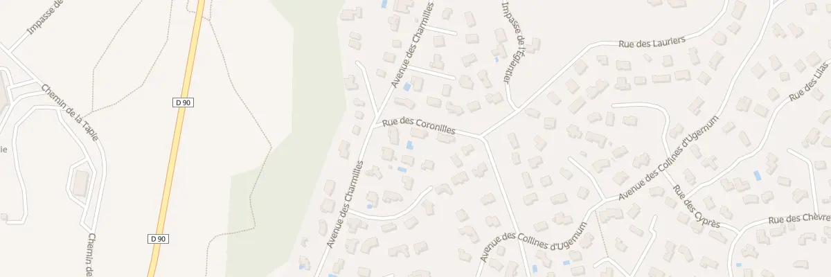 Plan du 4 Rue des Coronilles à Beaucaire
