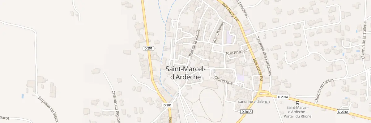Plan du 55 Rue de la Riaille à Saint-Marcel-d’Ardèche