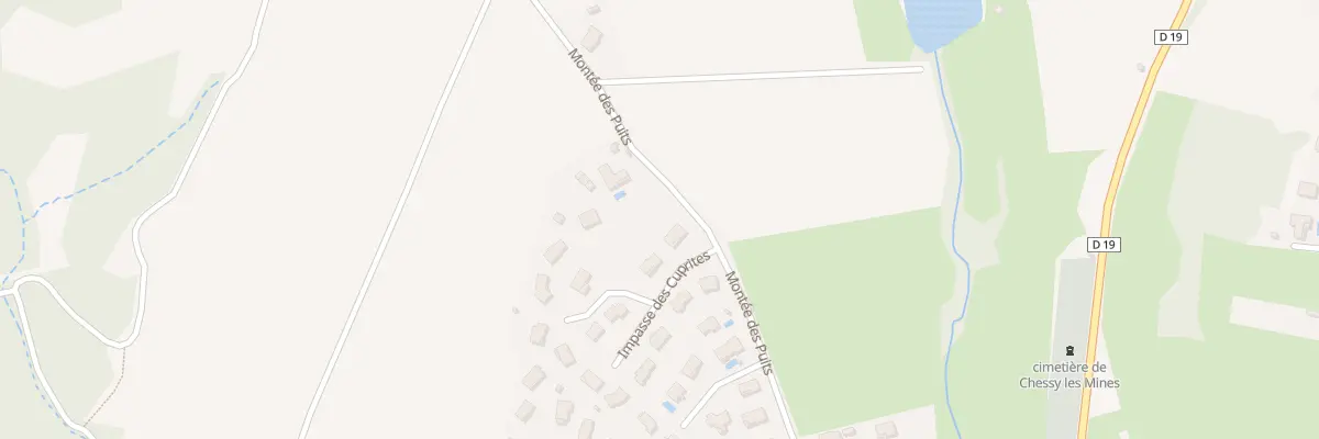 Plan du 605 Mte des Puits à Chessy