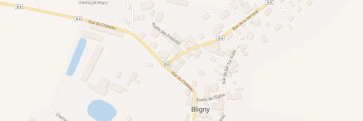 Plan du 75 Rue de la Verrerie à Bligny