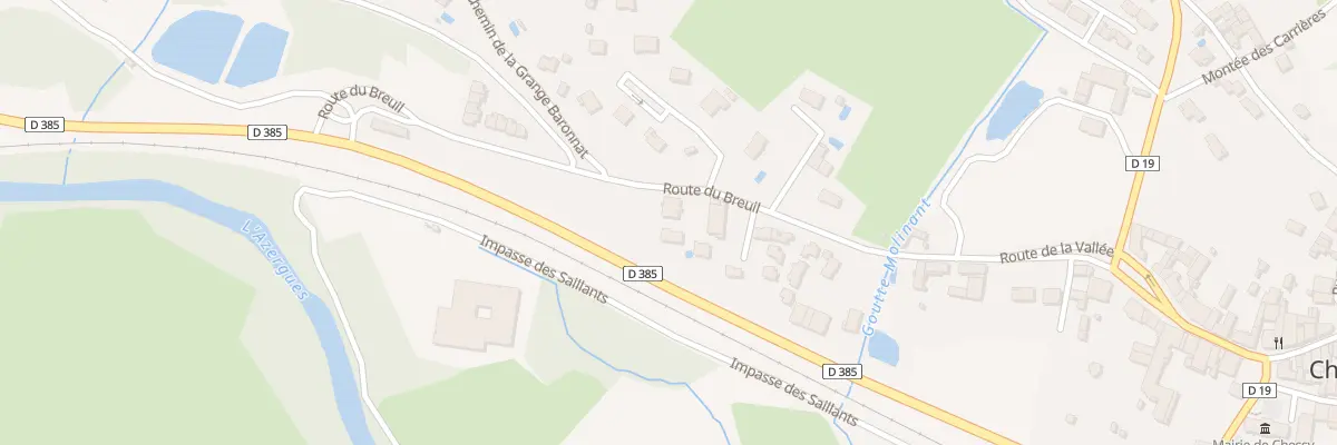 Plan du 276 Rte du Breuil à Chessy