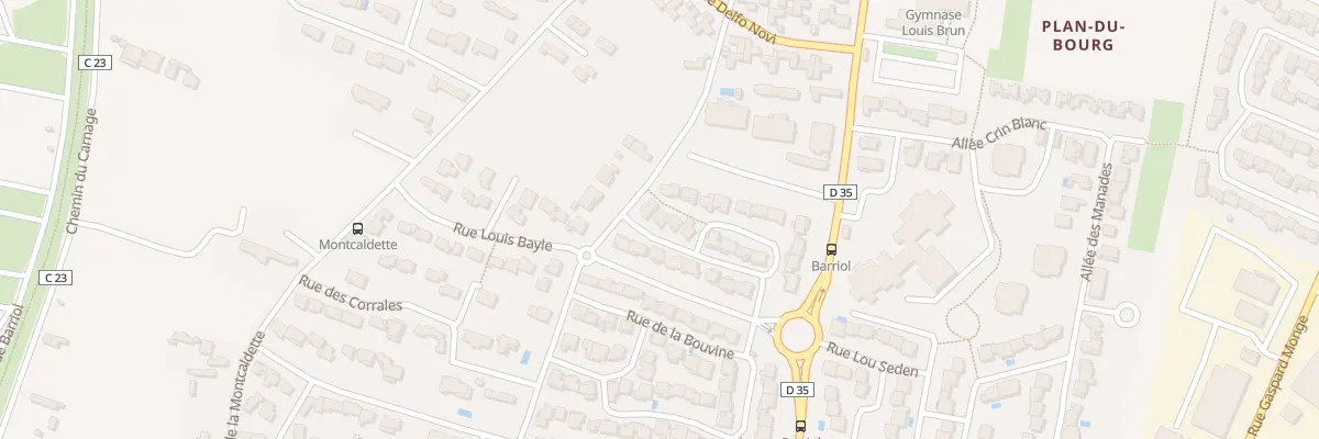 Plan du 3 Rue Confrerie de St Georges à Arles