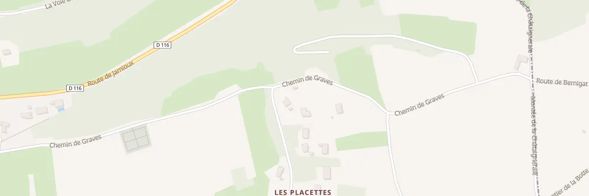 Plan du 29 All des Placettes à Ville-sur-Jarnioux