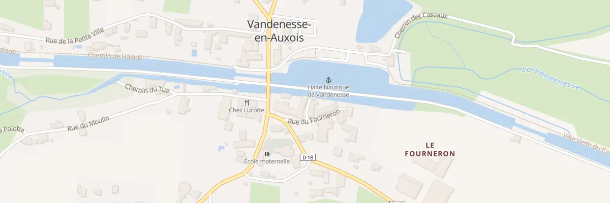 Plan du 5 Rue du Fourneron à Vandenesse-en-Auxois