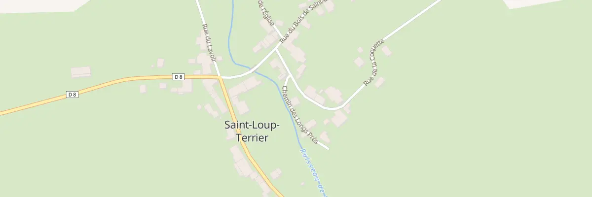 Plan du 1 Rue des Longs Pres à Saint-Loup-Terrier
