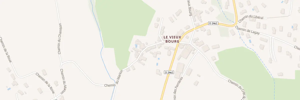 Plan du 5188 Le Vieux Bourg à Saint-Pierre-la-Palud