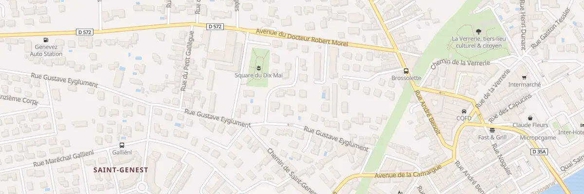 Plan du 6 Rue André Campra à Arles